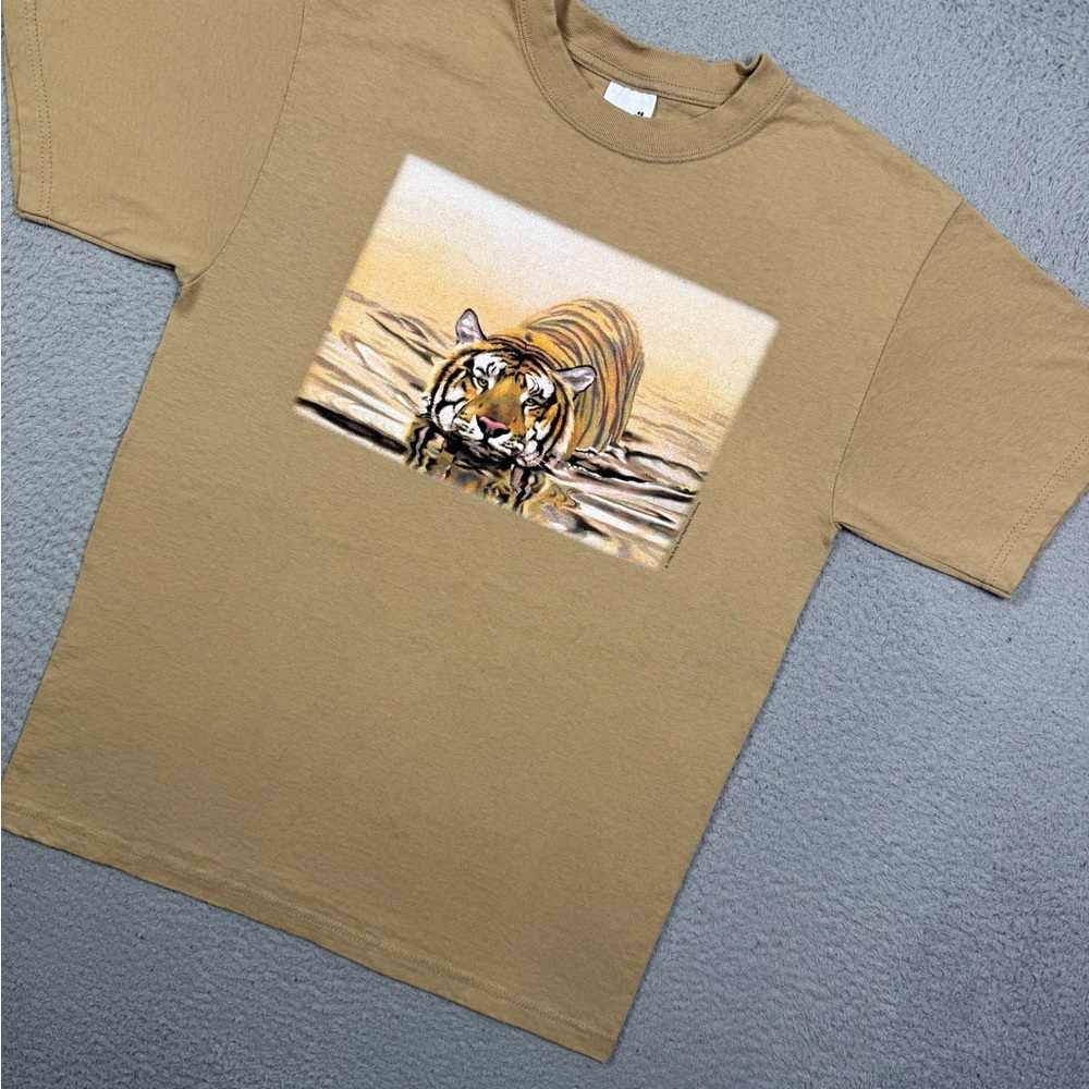 Vintage 90s tiger‎ animal nature T-shirt